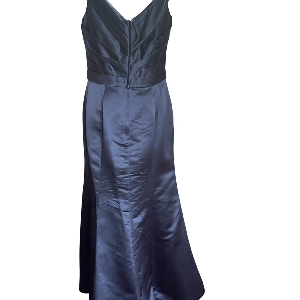 Gorgeous Formal Bridal Dress Worn As Mother Of Groom Dress In Beautiful Navy - Picture 2 of 5